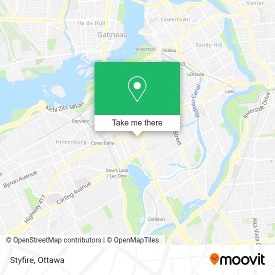 Styfire map