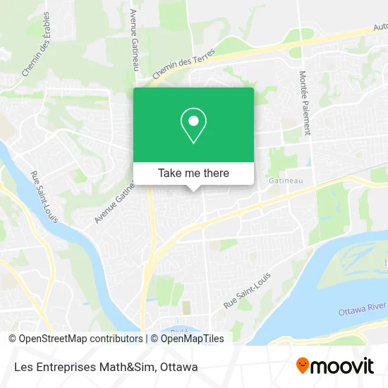 Les Entreprises Math&Sim map