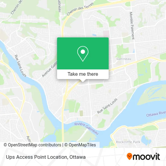 Ups Access Point Location map