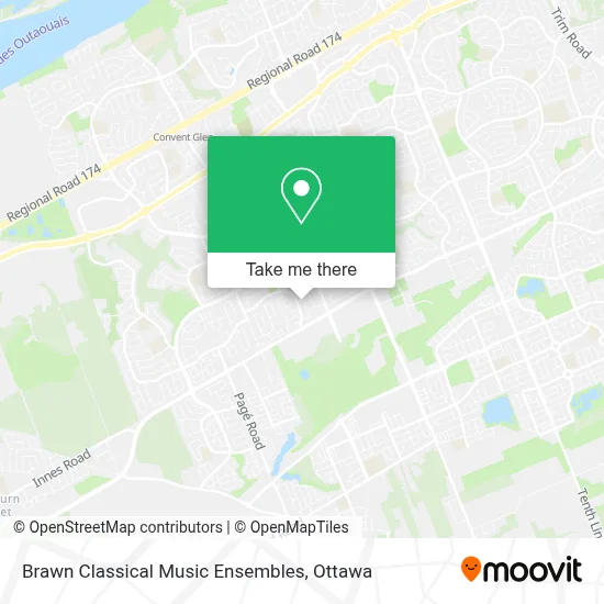 Brawn Classical Music Ensembles map