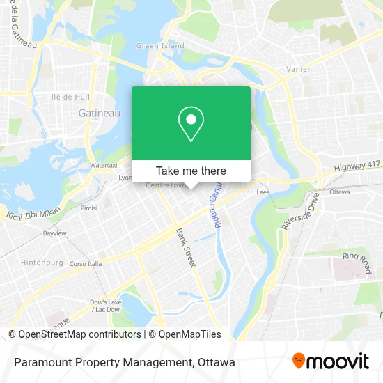 Paramount Property Management map
