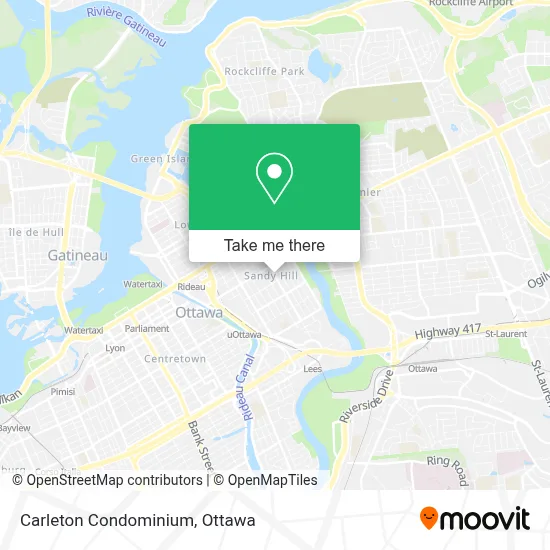 Carleton Condominium map