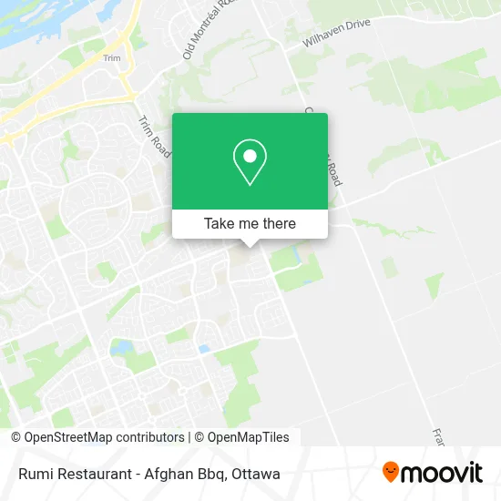 Rumi Restaurant - Afghan Bbq map