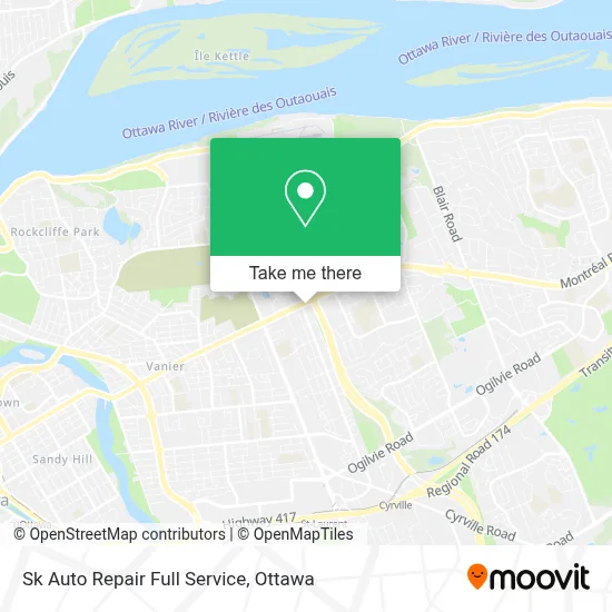 Sk Auto Repair Full Service map