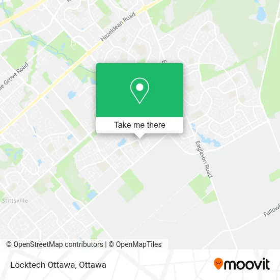 Locktech Ottawa map