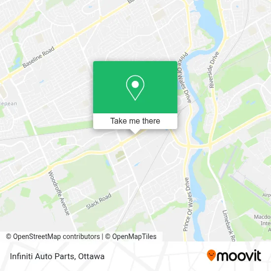 Infiniti Auto Parts map