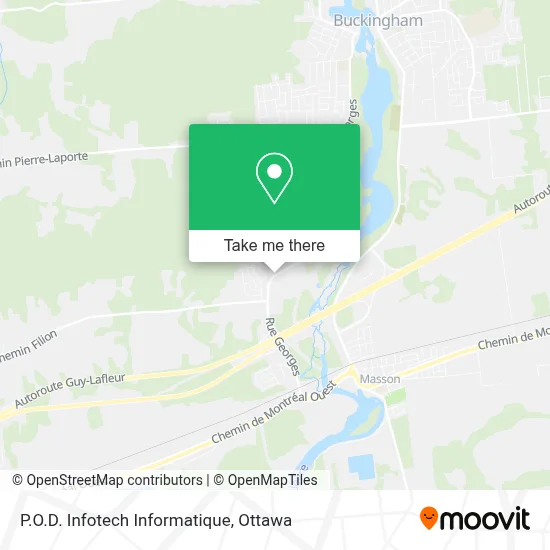 P.O.D. Infotech Informatique map