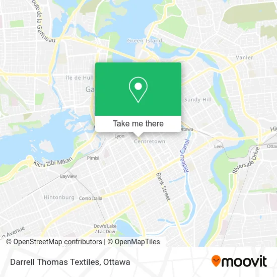 Darrell Thomas Textiles map