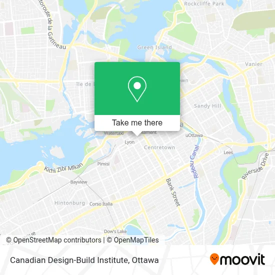 Canadian Design-Build Institute map