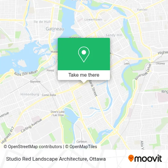 Studio Red Landscape Architecture map