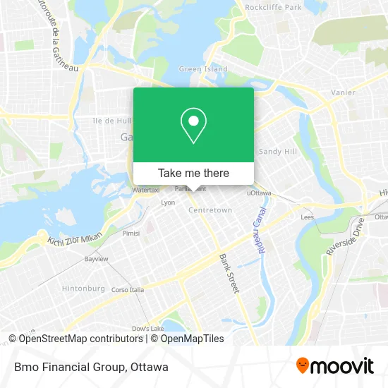 Bmo Financial Group map