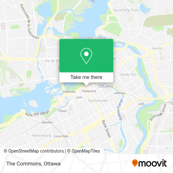 The Commons map
