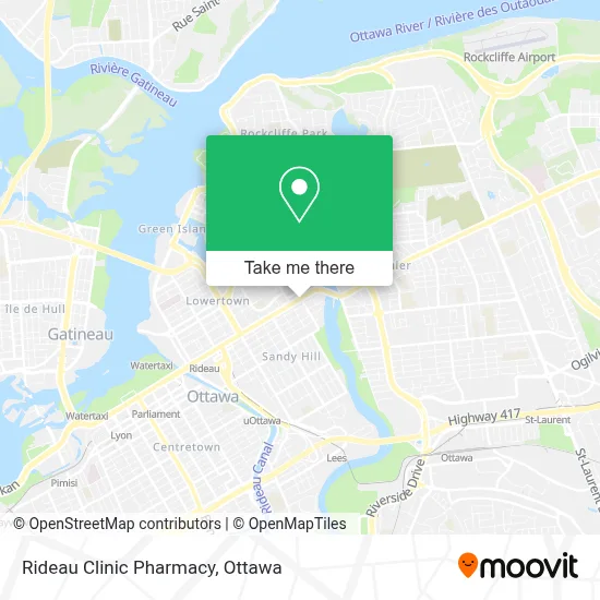 Rideau Clinic Pharmacy map