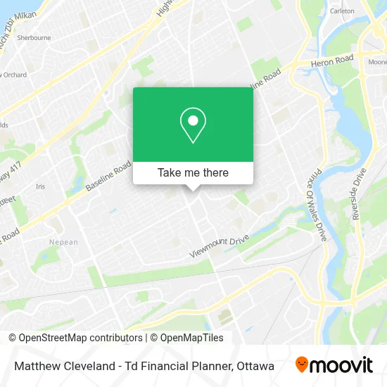Matthew Cleveland - Td Financial Planner map