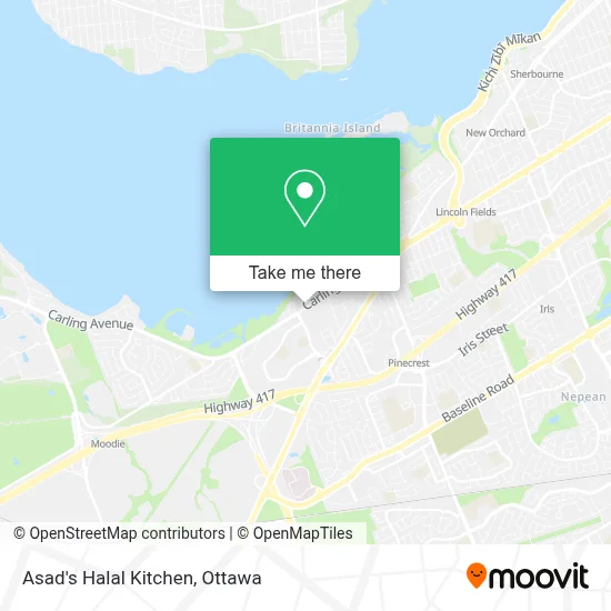 Asad's Halal Kitchen map