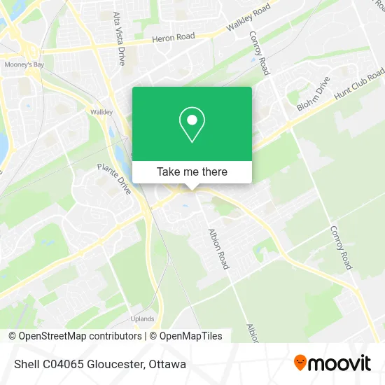 Shell C04065 Gloucester map