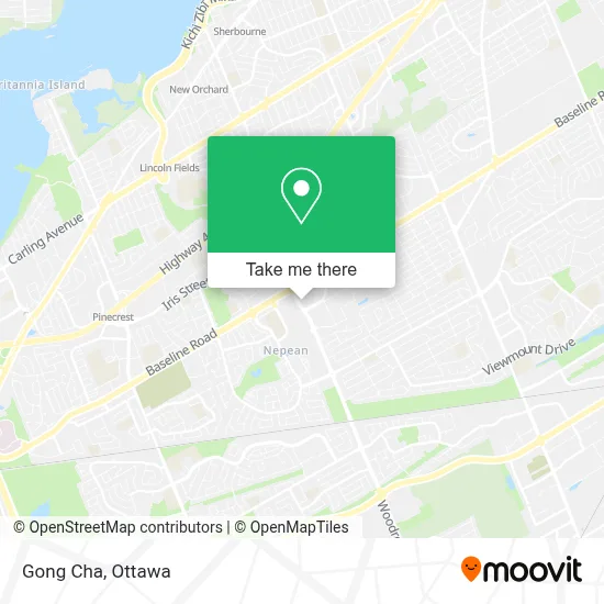 Gong Cha map
