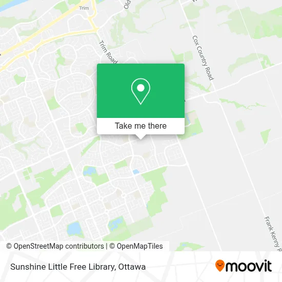 Sunshine Little Free Library map