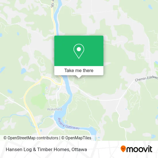 Hansen Log & Timber Homes map