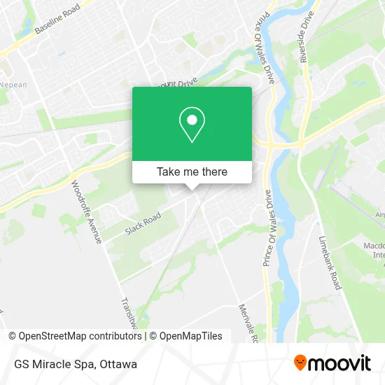 GS Miracle Spa map