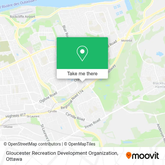 Gloucester Recreation Development Organization map