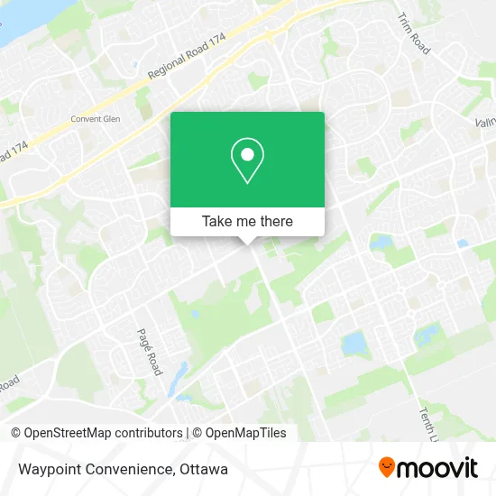 Waypoint Convenience map