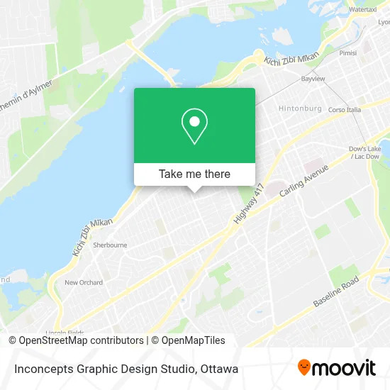 Inconcepts Graphic Design Studio map