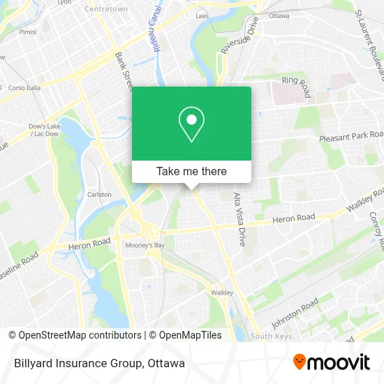 Billyard Insurance Group map