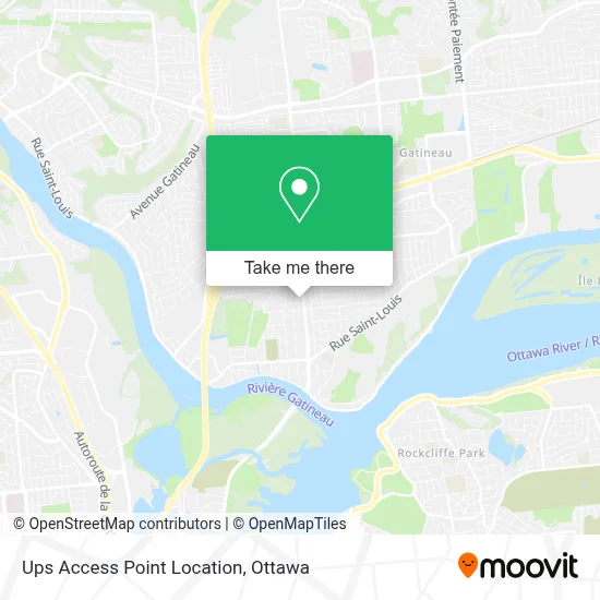 Ups Access Point Location map