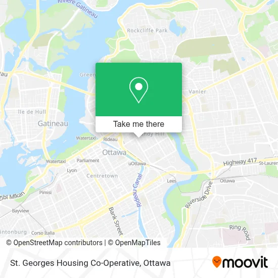 St. Georges Housing Co-Operative map