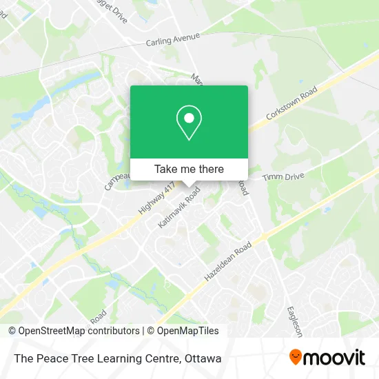 The Peace Tree Learning Centre map