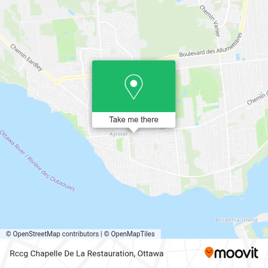 Rccg Chapelle De La Restauration map