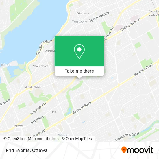 Frid Events map