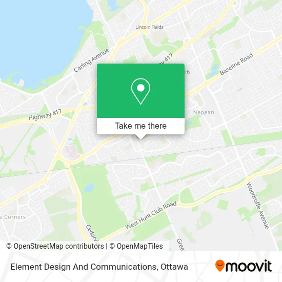 Element Design And Communications map