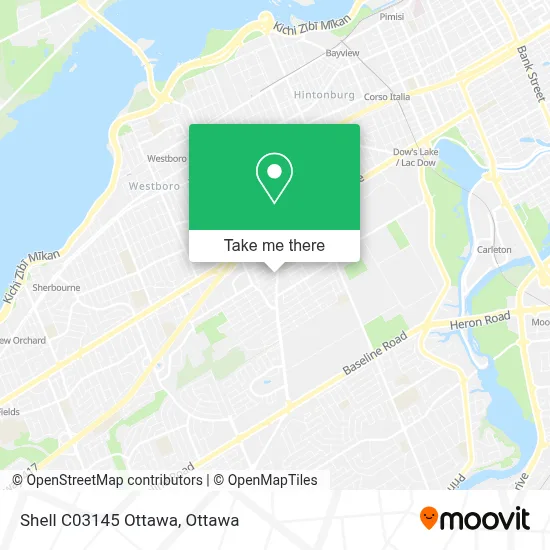 Shell C03145 Ottawa map