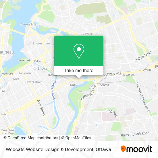 Webcats Website Design & Development map