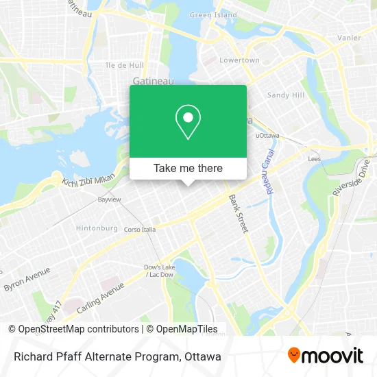 Richard Pfaff Alternate Program map