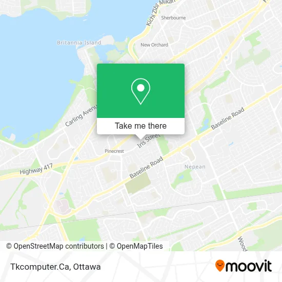 Tkcomputer.Ca map
