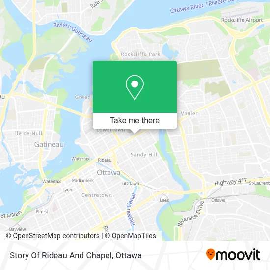 Story Of Rideau And Chapel map