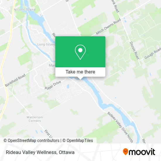 Rideau Valley Wellness map
