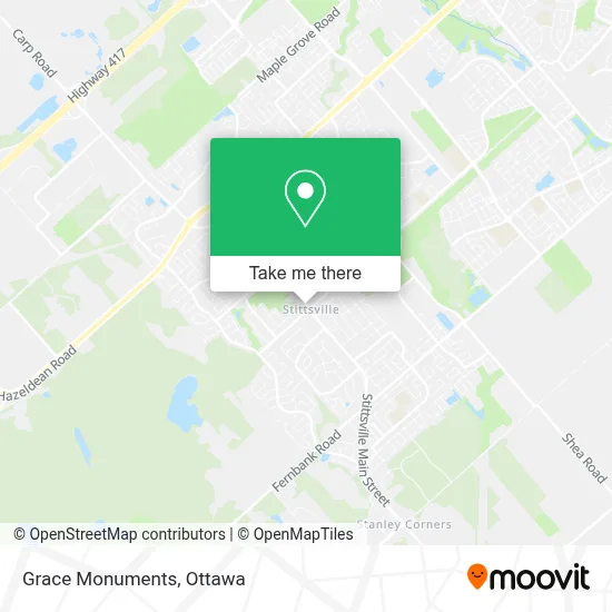 Grace Monuments map