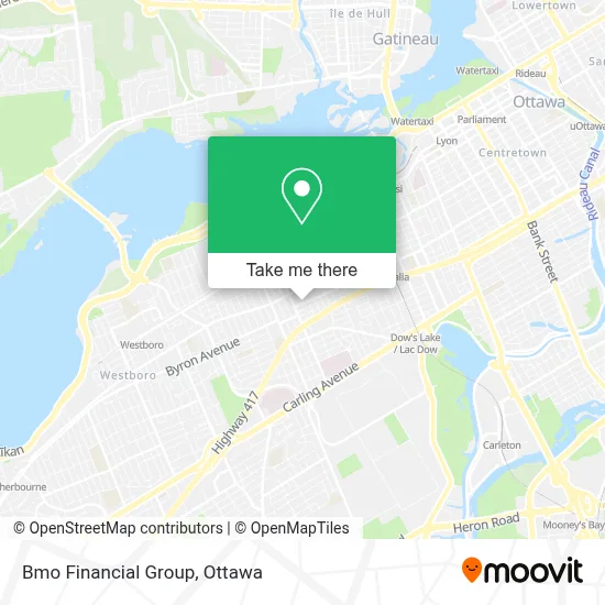 Bmo Financial Group map