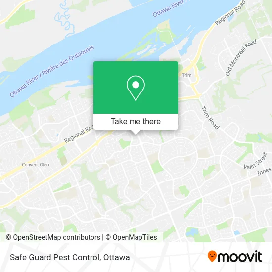 Safe Guard Pest Control map