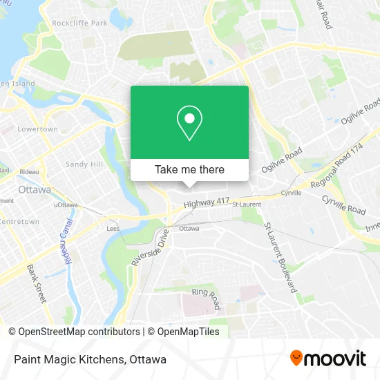 Paint Magic Kitchens map