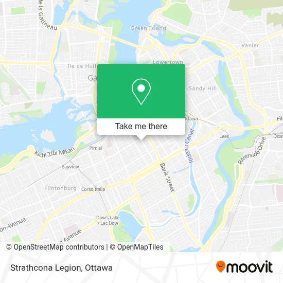 Strathcona Legion map
