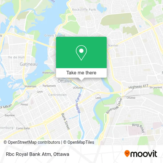 Rbc Royal Bank Atm map