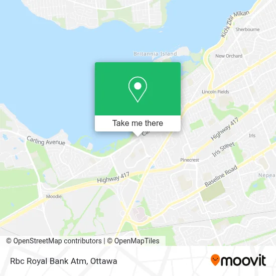 Rbc Royal Bank Atm map