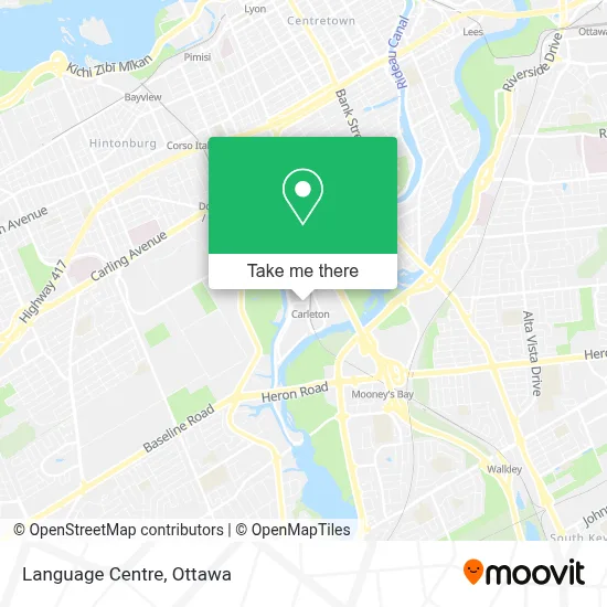 Language Centre map