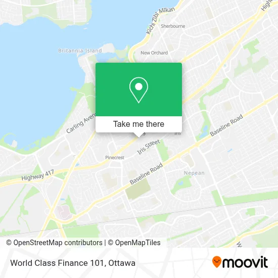 World Class Finance 101 map