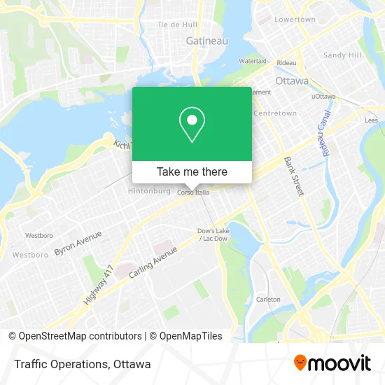 Traffic Operations map